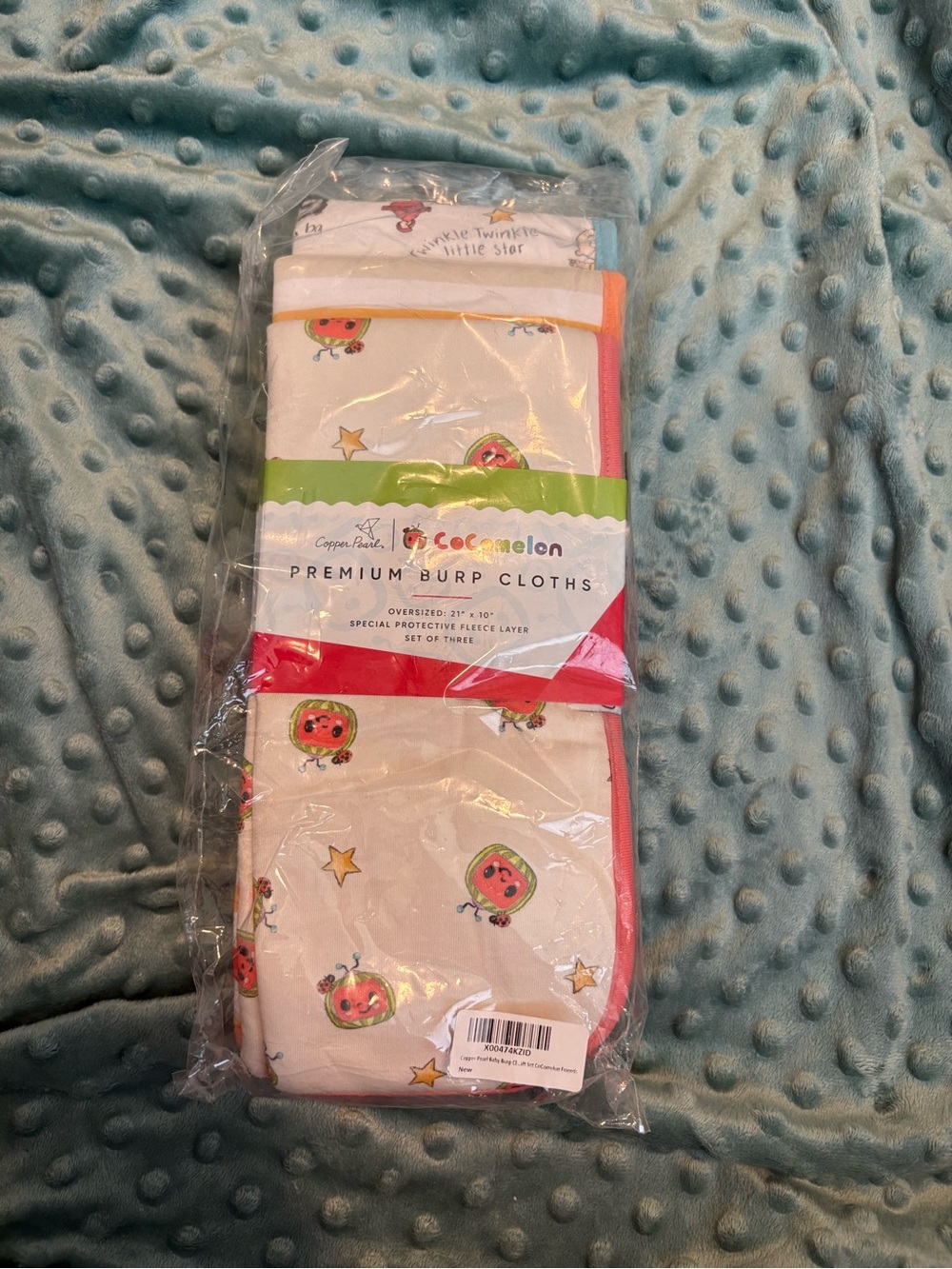 Cocomelon Premium Burp Cloths - Copper Pearl